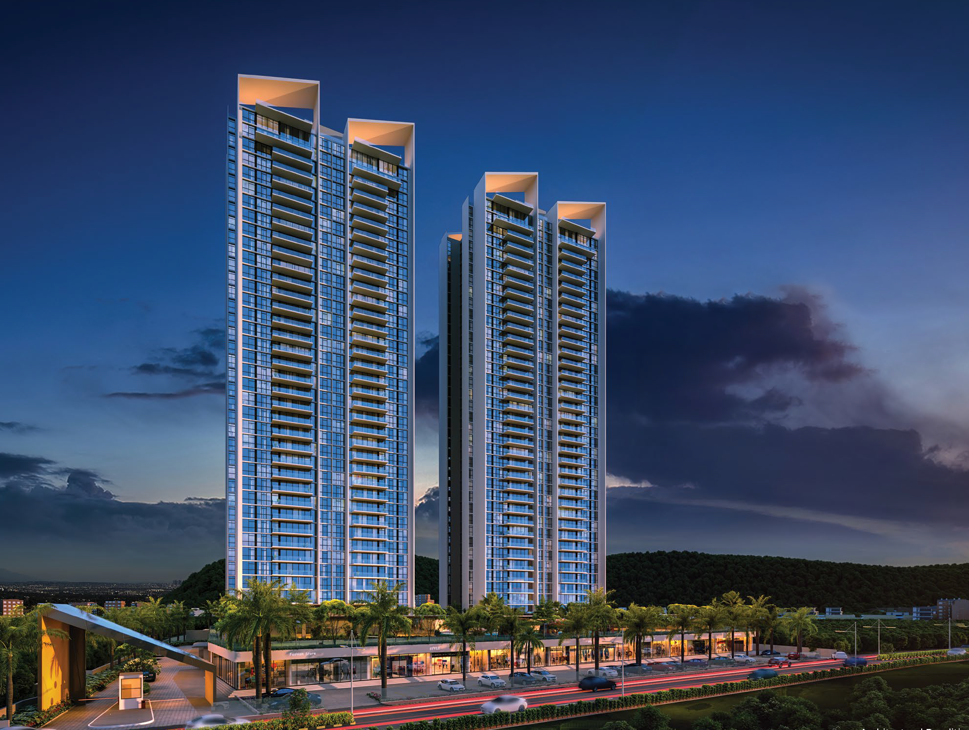 ヒル　hill Luxury 4.5 & 5.5 BHK Residences at The Balmoral Hillside, Baner